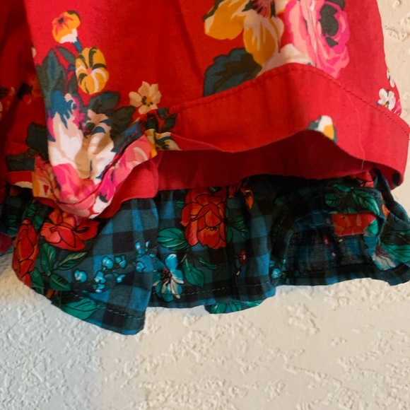 Matilda Jane floral dress size 3-6 months gold buttons on back lined - Picture 4 of 7